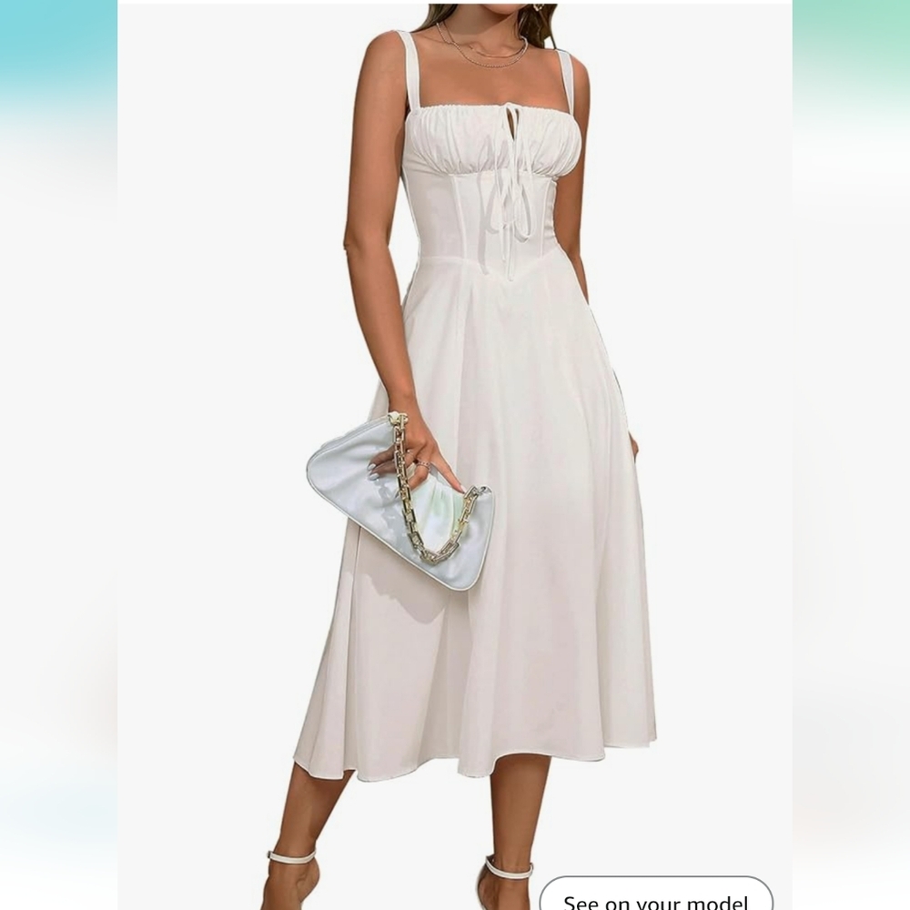 White Corset Dress